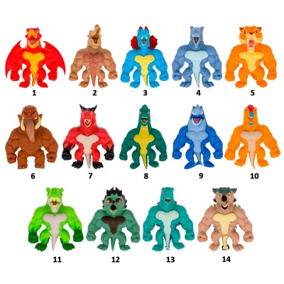 Тянущаяся фигурка Monster Flex Dino 1Toy Т22691 1